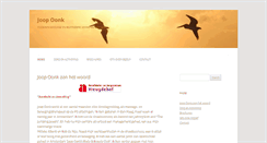 Desktop Screenshot of joopoonk.nl